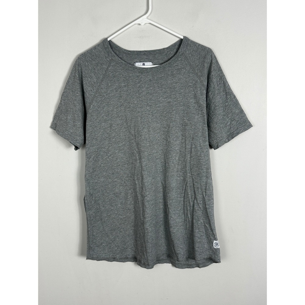 Reigning Champ Canada Grey Short Sleeve Crew Neck T-Shirt Mens Size Large Tee - Picture 1 of 9